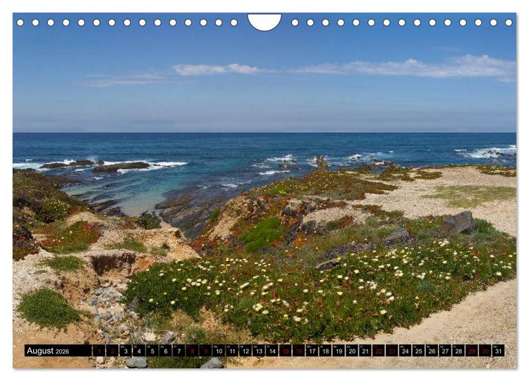 Produktbild: Portugal Buntes Hinterland und farbige K&uuml;sten (Wandkalender 2026 DIN A4 quer), CALVENDO Monatskalender