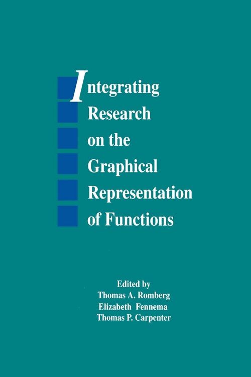 Produktbild: Integrating Research on the Graphical Representation of Functions
