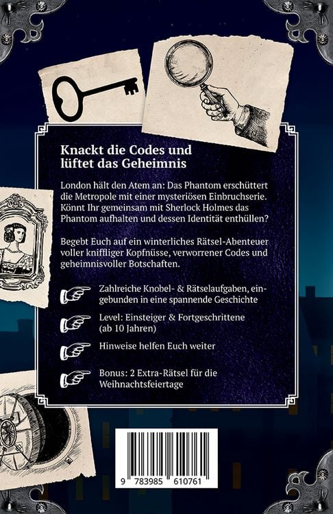 Produktbild: Der Escape Room R&auml;tsel-Adventskalender: Sherlock Holmes & die Jagd auf das Phantom