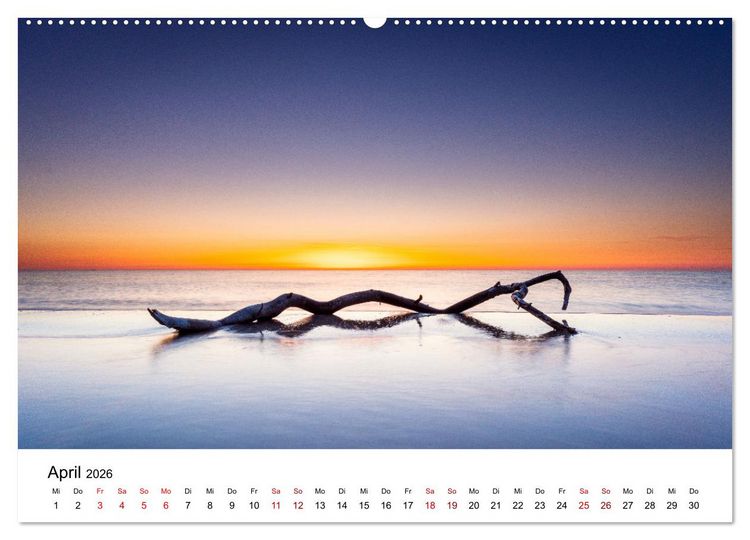 Produktbild: Naturwelten in Deutschland - Von Norden bis S&uuml;den (Wandkalender 2026 DIN A2 quer), CALVENDO Monatskalender