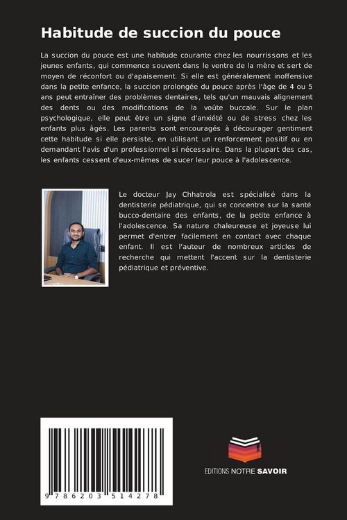 Produktbild: Habitude de succion du pouce