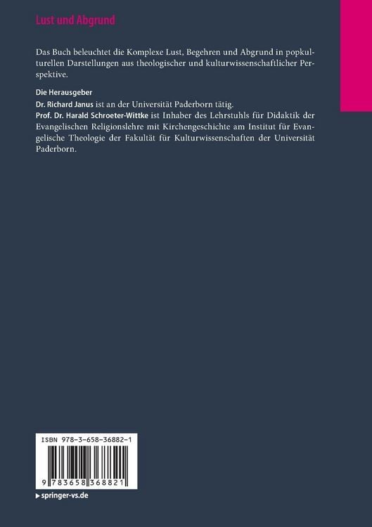 Produktbild: Lust und Abgrund