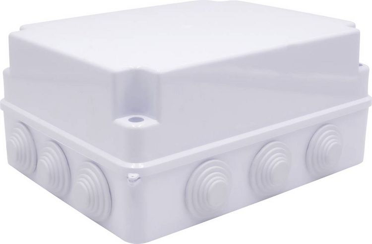 Produktbild: TRU COMPONENTS TC-RA 255x200x120 TC-10239068 Installations-Geh&auml;use ABS Kunststoff Wei&szlig; 1St.