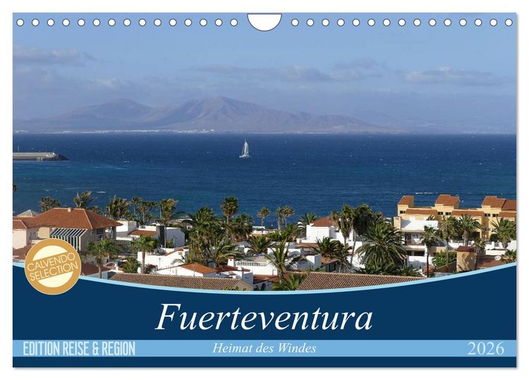 Produktbild: Fuerteventura - Heimat des Windes (Wandkalender 2026 DIN A4 quer), CALVENDO Monatskalender