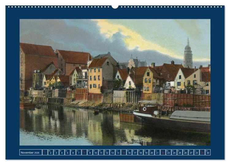 Produktbild: Historisches Bremen an der Weser von 1888 bis 1918 (hochwertiger Premium Wandkalender 2026 DIN A2 quer), Kunstdruck in Hochglanz