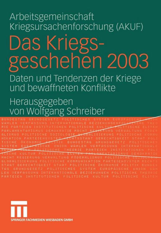Produktbild: Das Kriegsgeschehen 2003