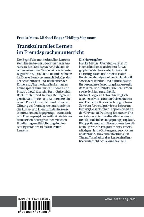 Produktbild: Transkulturelles Lernen im Fremdsprachenunterricht