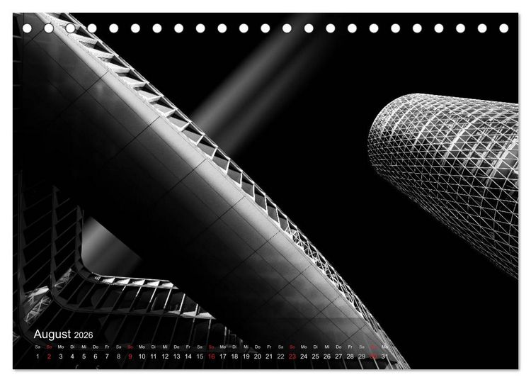 Produktbild: Direction Sky - Faszination Architektur 2026 (Tischkalender 2026 DIN A5 quer), CALVENDO Monatskalender