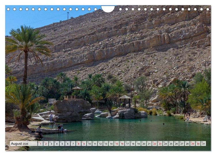 Produktbild: Oman - Eine Fotoreise (Wandkalender 2026 DIN A4 quer), CALVENDO Monatskalender