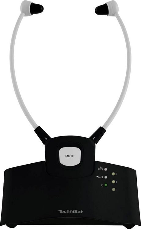 Produktbild: TechniSat STEREOMAN ISI 3 In Ear Kopfh&ouml;rer Funk, Bluetooth&reg; Schwarz Lautst&auml;rkeregelung HiFi