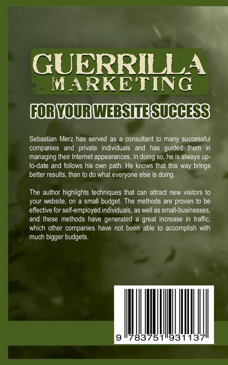 Produktbild: Guerilla Marketing for your Website Success