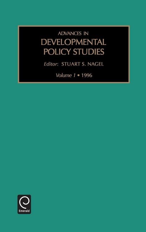 Produktbild: Advances in developmental policy studies