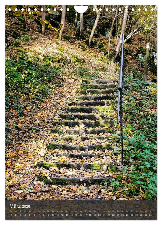 Produktbild: Eifel Traumpfad H&ouml;hlen- und Schluchtenstieg (Wandkalender 2026 DIN A4 hoch), CALVENDO Monatskalender