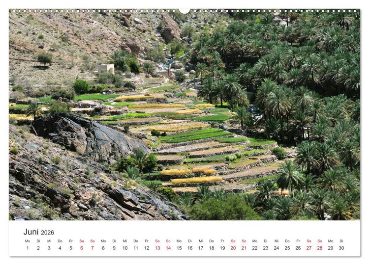 Produktbild: Sultanat Oman - Land des Orients (hochwertiger Premium Wandkalender 2026 DIN A2 quer), Kunstdruck in Hochglanz