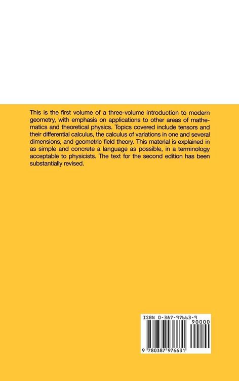 Produktbild: Modern Geometry &mdash; Methods and Applications
