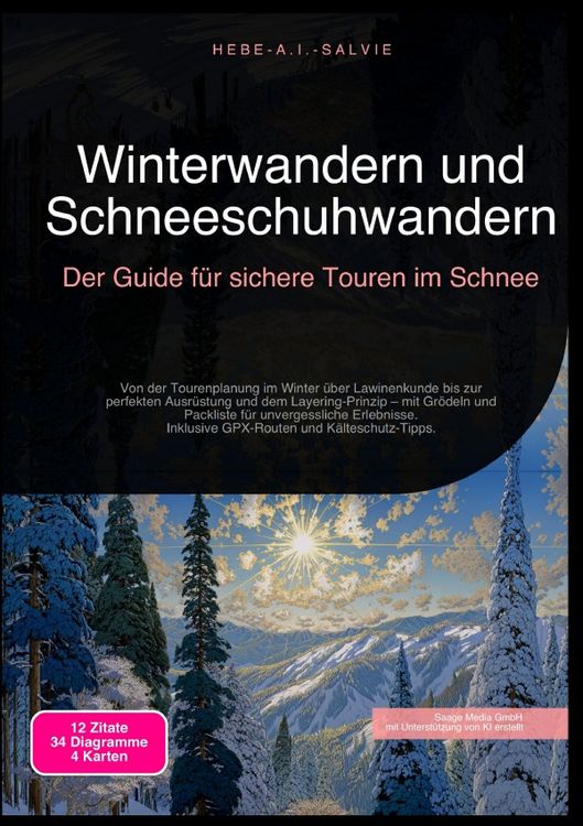 Produktbild: Winterwandern und Schneeschuhwandern: Der Guide f&uuml;r sichere Touren im Schnee