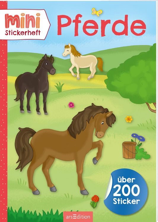 Produktbild: MINI-Stickerheft &ndash; Pferde