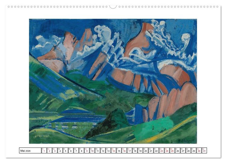 Produktbild: August Babberger (Wandkalender 2026 DIN A2 quer), CALVENDO Monatskalender