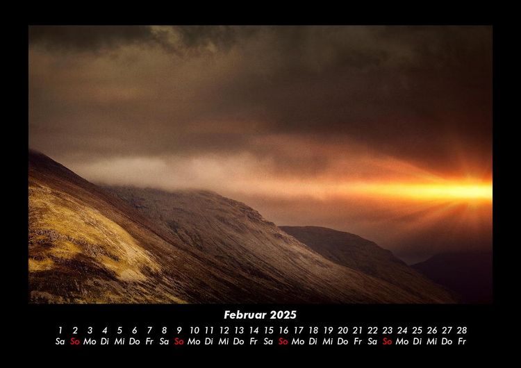 Produktbild: Landschaftskalender 2025 Fotokalender DIN A3