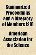 Produktbild: Summarized Proceedings and a Directory of Members (29)