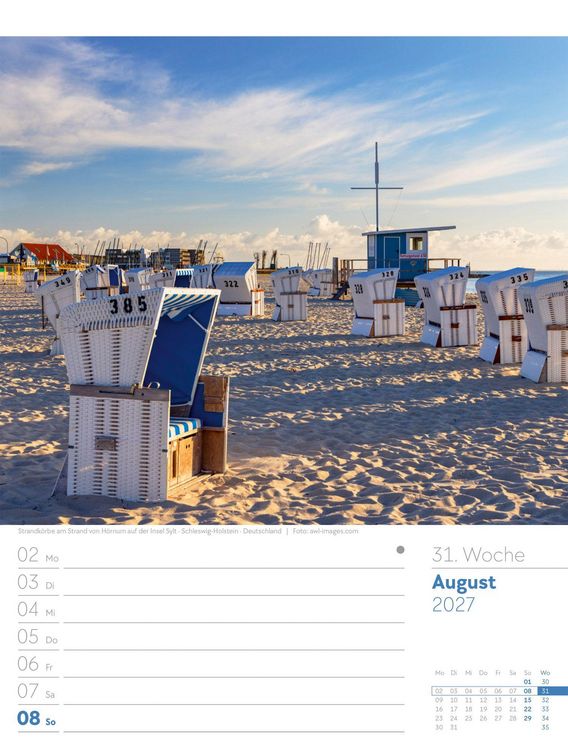 Produktbild: Am Meer Wochenplaner Kalender 2027