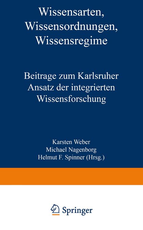 Produktbild: Wissensarten, Wissensordnungen, Wissensregime