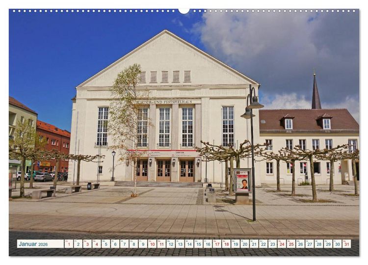 Produktbild: Wittenberge an der Elbe (Wandkalender 2026 DIN A2 quer), CALVENDO Monatskalender