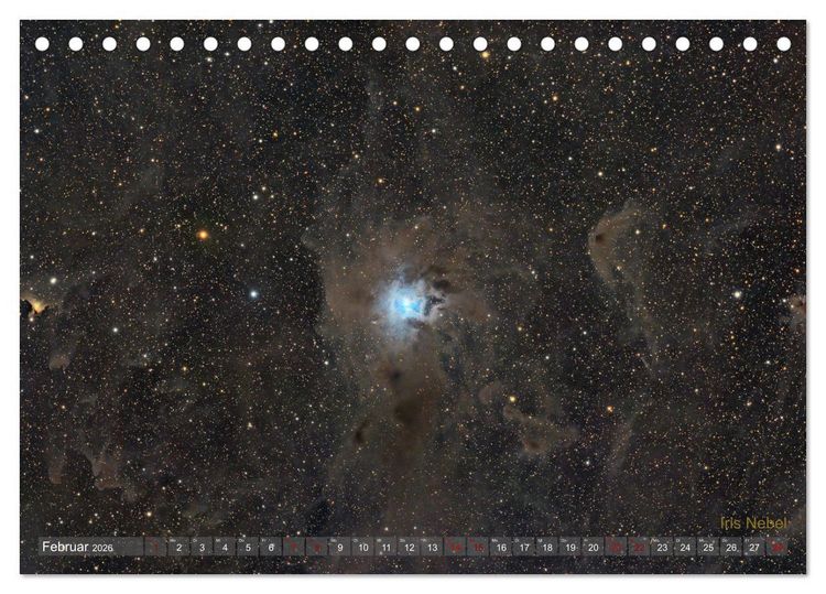 Produktbild: Deep Sky Kalender (Tischkalender 2026 DIN A5 quer), CALVENDO Monatskalender