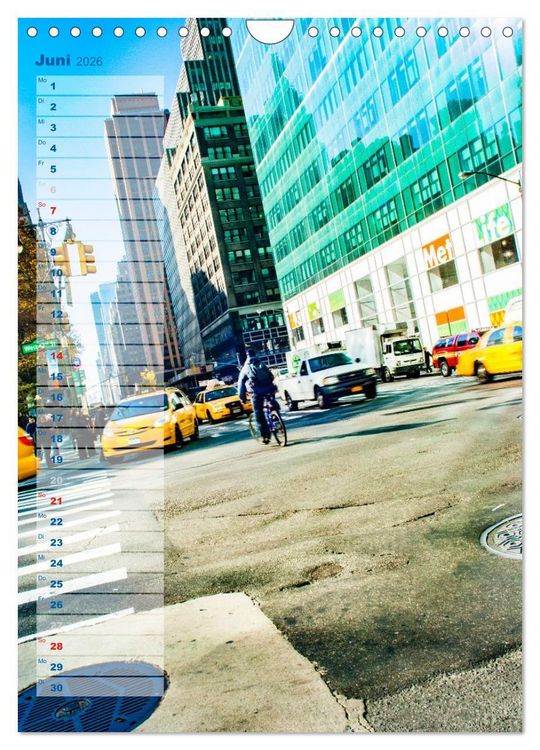 Produktbild: New York - Blickwinkel (Wandkalender 2026 DIN A4 hoch), CALVENDO Monatskalender