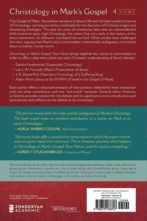 Produktbild: The Christology in Mark's Gospel
