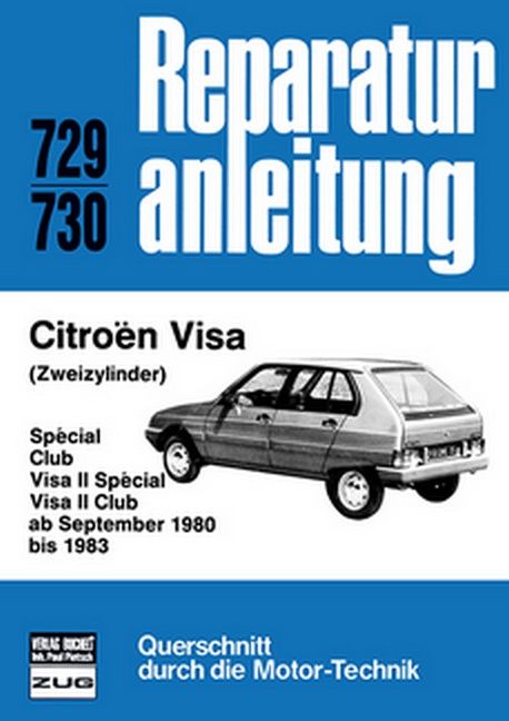 Produktbild: Citroen Visa (Zweizylinder) ab September 1980 -1983