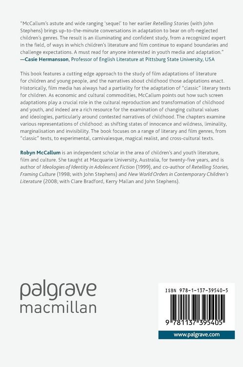 Produktbild: Screen Adaptations and the Politics of Childhood