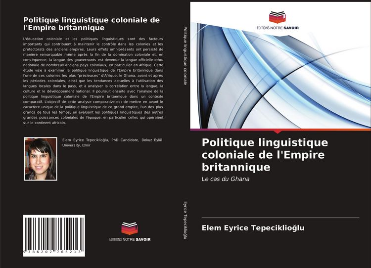Produktbild: Politique linguistique coloniale de l'Empire britannique