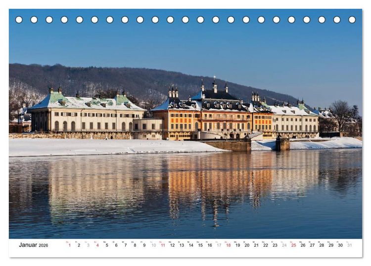 Produktbild: Sachsen (Tischkalender 2026 DIN A5 quer), CALVENDO Monatskalender