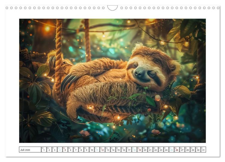Produktbild: Snoozers Tr&auml;umende Abenteuer (Wandkalender 2026 DIN A3 quer), CALVENDO Monatskalender