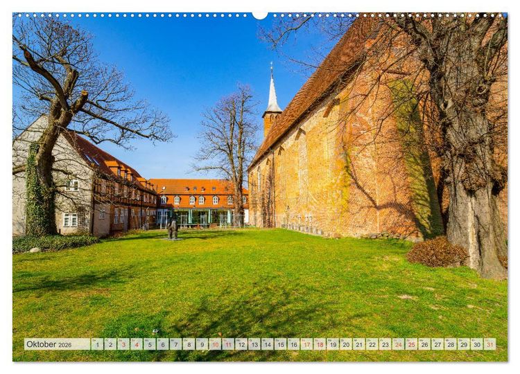 Produktbild: Ribnitz Damgarten Impressionen (Wandkalender 2026 DIN A2 quer), CALVENDO Monatskalender