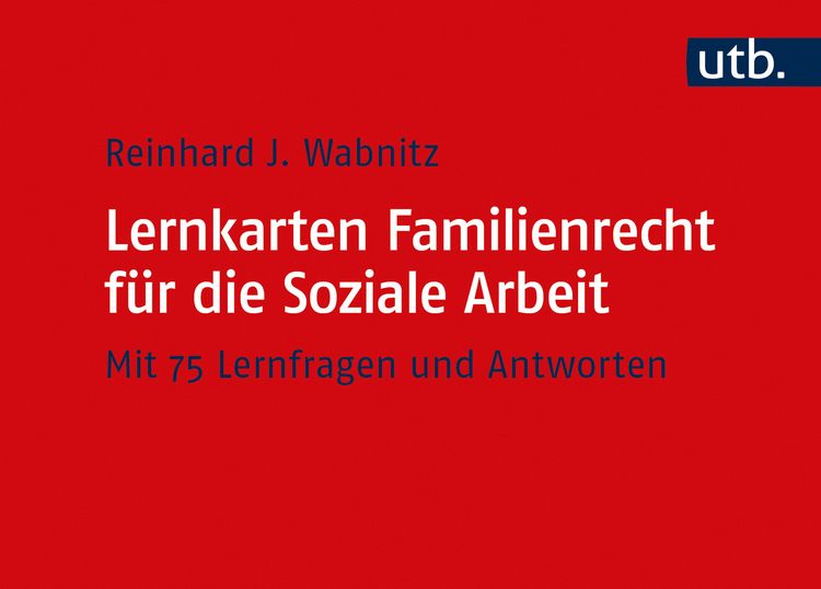 Produktbild: Lernkarten Familienrecht f&uuml;r die Soziale Arbeit