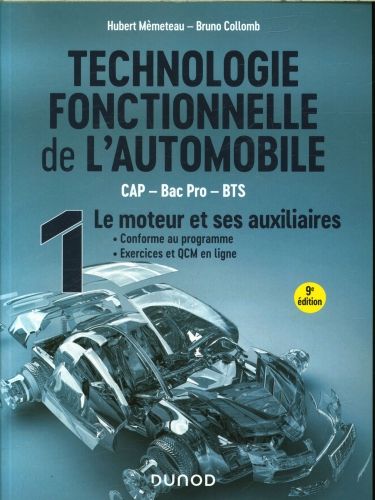 Produktbild: Technologie fonctionnelle de l'automobile : CAP, bac pro