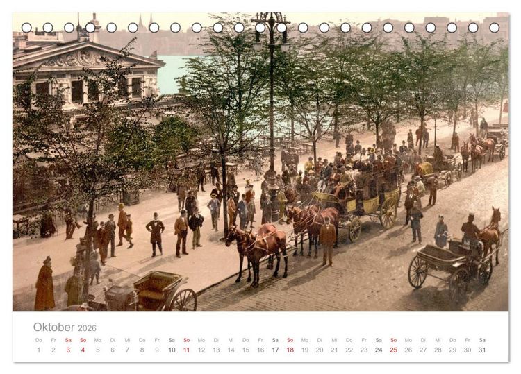 Produktbild: Deutschland um 1900 (Tischkalender 2026 DIN A5 quer), CALVENDO Monatskalender