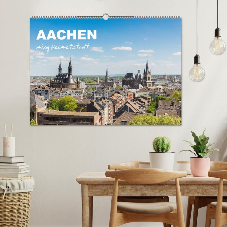 Produktbild: Aachen - ming He&auml;metstadt (Wandkalender 2026 DIN A2 quer), CALVENDO Monatskalender