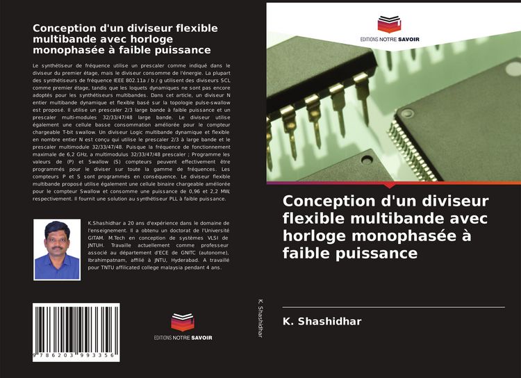 Produktbild: Conception d'un diviseur flexible multibande avec horloge monophas&eacute;e &agrave; faible puissance
