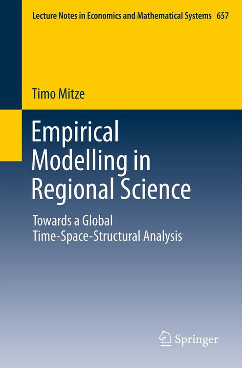 Produktbild: Empirical Modelling in Regional Science
