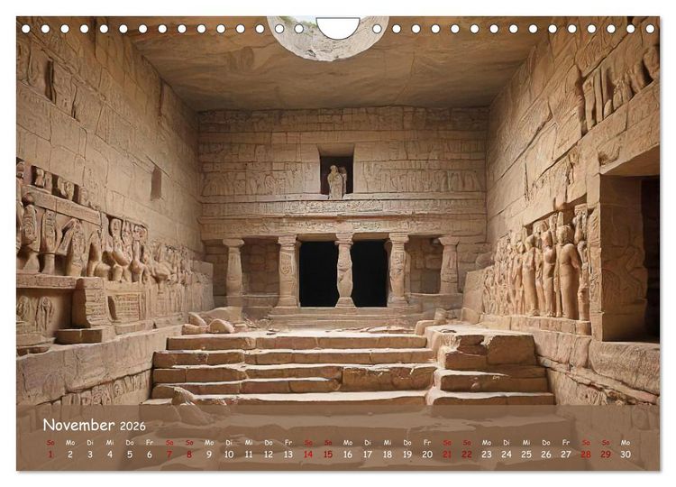Produktbild: Faszination Maya: Einblicke in eine versunkene Welt (Wandkalender 2026 DIN A4 quer), CALVENDO Monatskalender