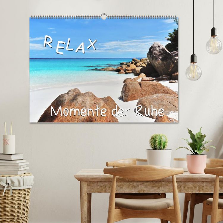 Produktbild: Relax, Momente der Ruhe (Wandkalender 2026 DIN A2 quer), CALVENDO Monatskalender