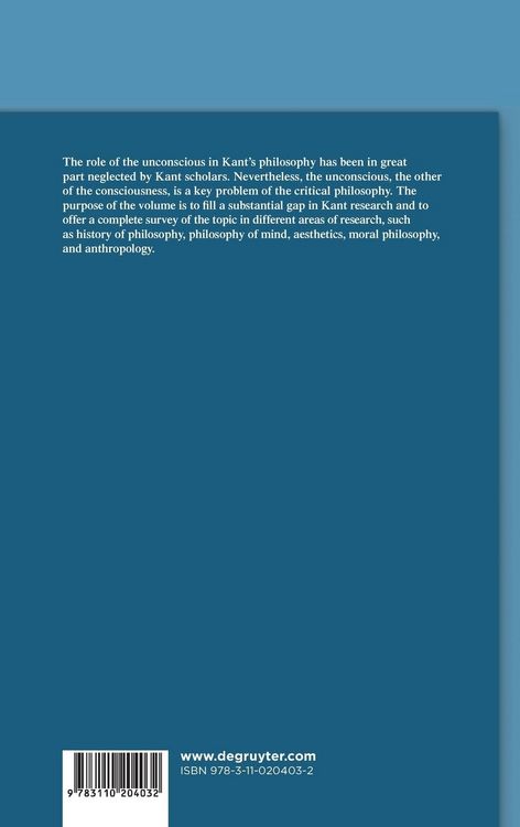 Produktbild: Kant's Philosophy of the Unconscious