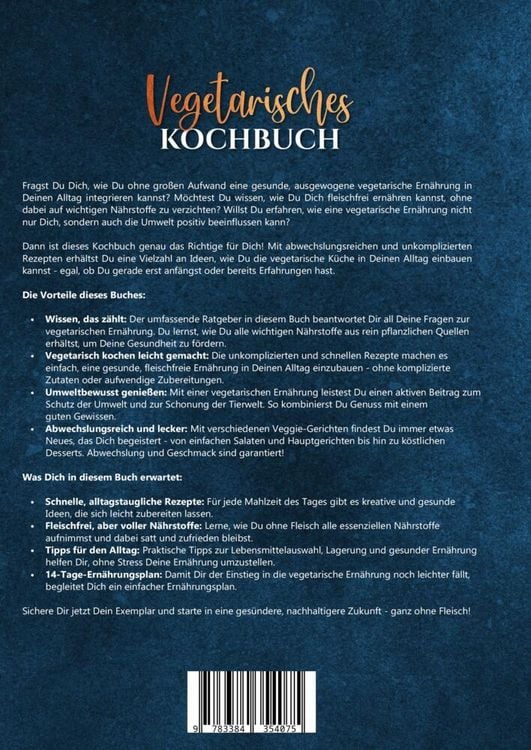 Produktbild: Vegetarisches Kochbuch