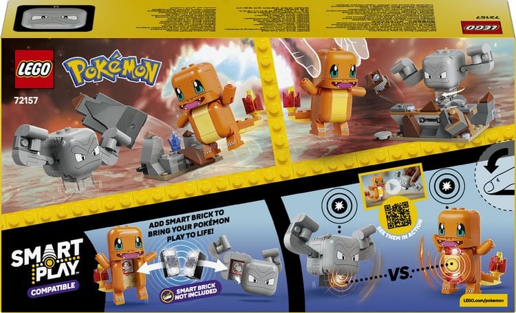 Produktbild: LEGO Pok&eacute;mon SMART Play: Glumandas und Kleinsteins H&ouml;hlenduell kompatibles Set 72157