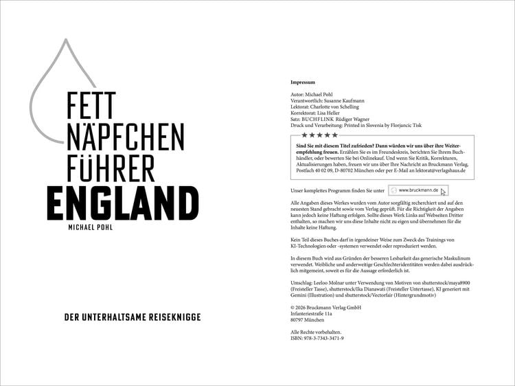 Produktbild: Fettn&auml;pfchenf&uuml;hrer England