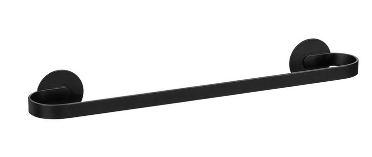 Produktbild: Turbo-Loc&reg; Badetuchstange Uno Mod. Bivio Black matt, 40 cm, aus Aluminium