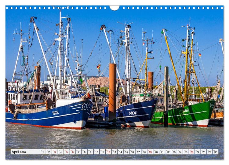 Produktbild: An der Nordsee, Urlaub im Norden Deutschlands (Wandkalender 2026 DIN A3 quer), CALVENDO Monatskalender